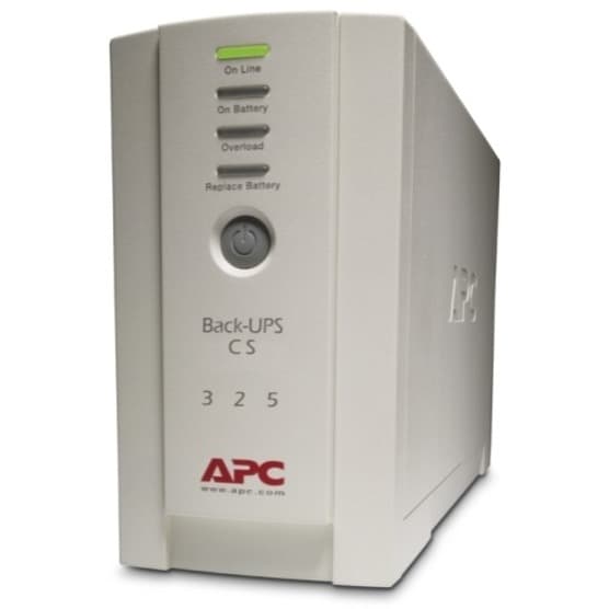 APC Back-UPS CS 325 W BK325I Desktop UPS | Battery Backup, 120 V