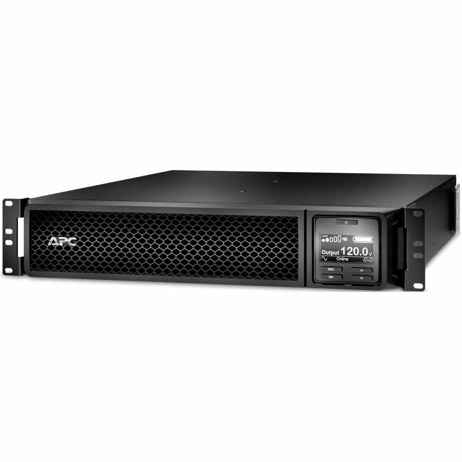 APC SRT1500RMXLA-NCUS 1,500 VA Online UPS | TAA, Rack/Tower, LCD