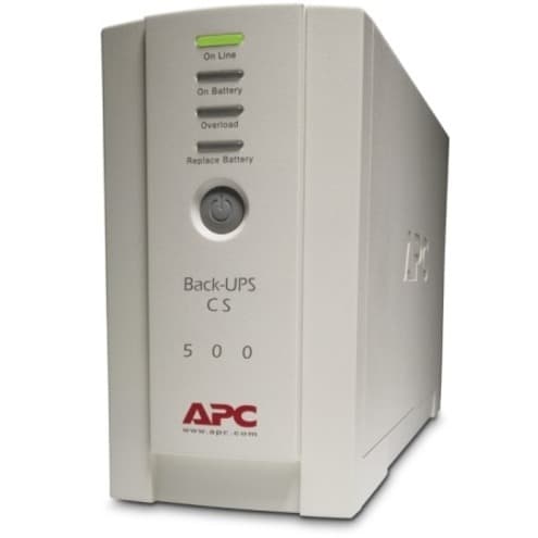 APC Back-UPS CS BK500EI 500 VA standby UPS for desktop and small office backup