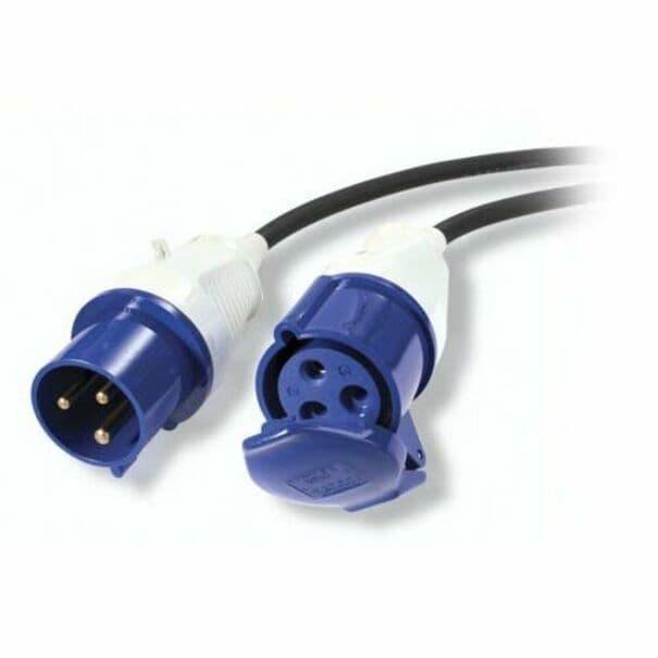 APC 3-wire 16 A IEC309 power extension cable, 7.87 ft