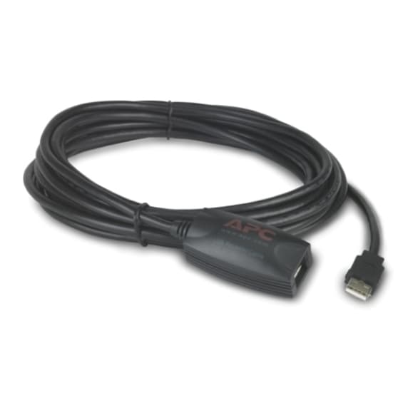 APC NetBotz 5 m LSZH USB repeater cable with latching Type A male to Type A female connectors