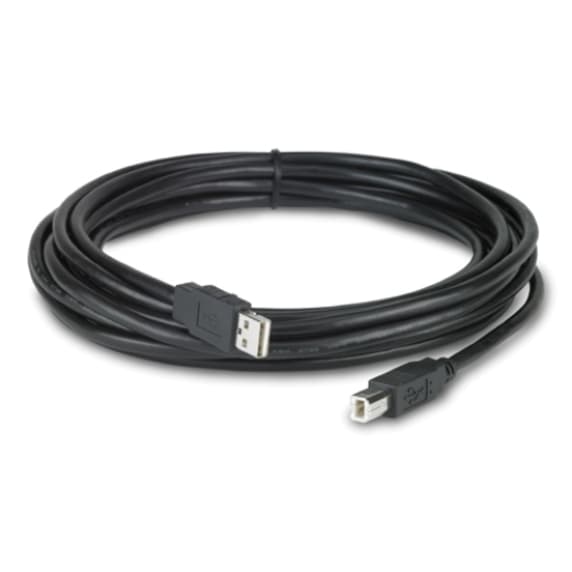 APC NetBotz USB latching cable, LSZH, 5 m, USB 2.0 Type A to Type B