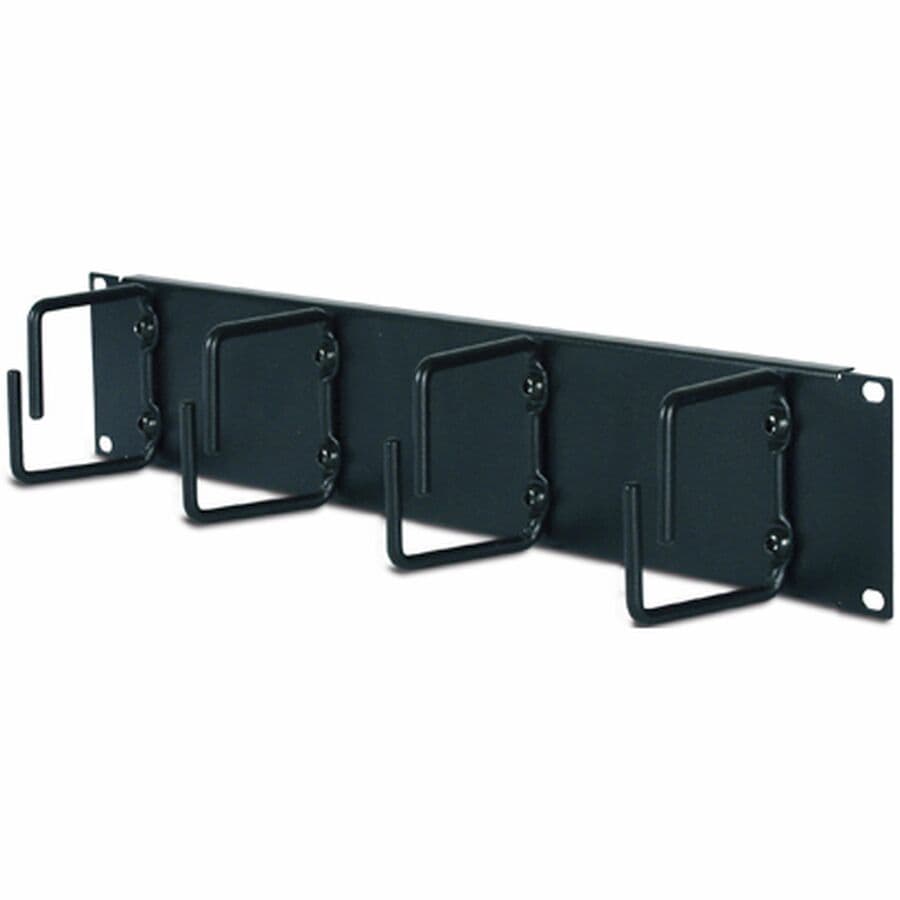 APC AR8426A 2U black horizontal cable organizer for front rack cable management