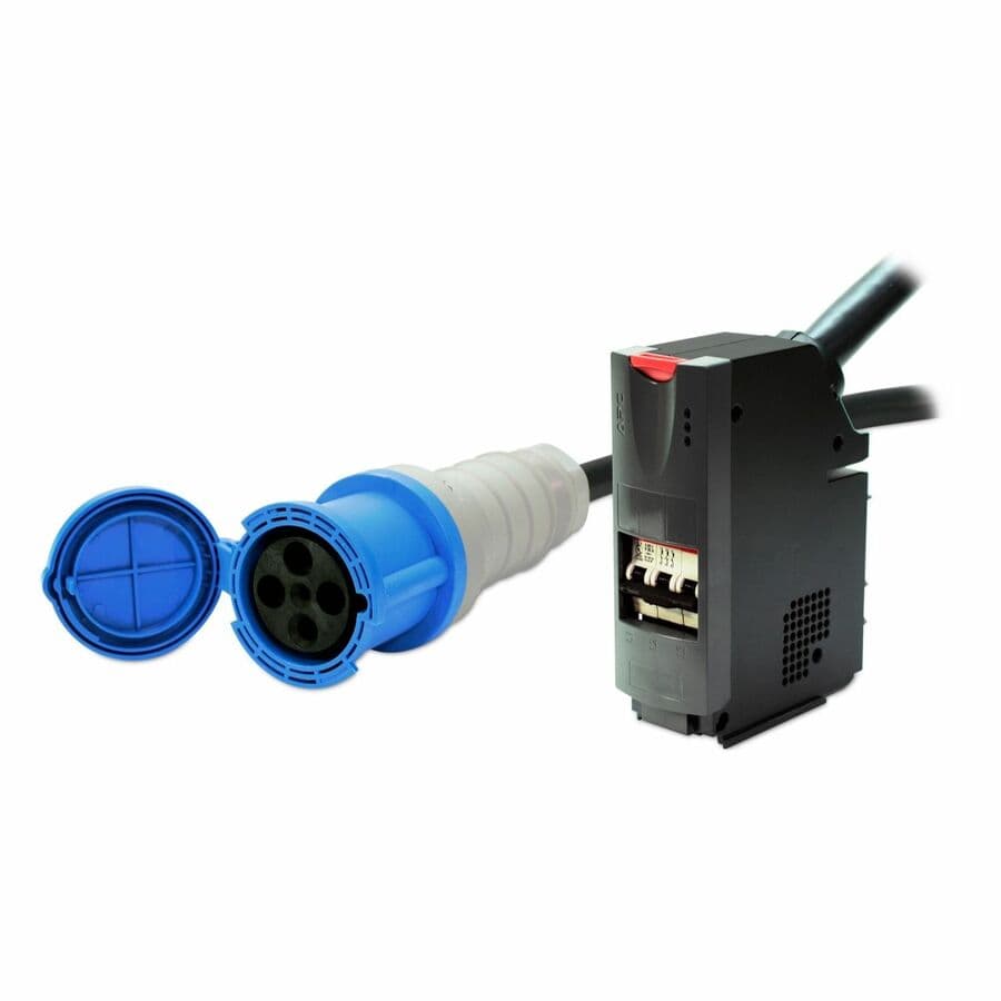 APC IT power distribution module with 60 A 3-pole 4-wire IEC 309 connection and 320 cm cord