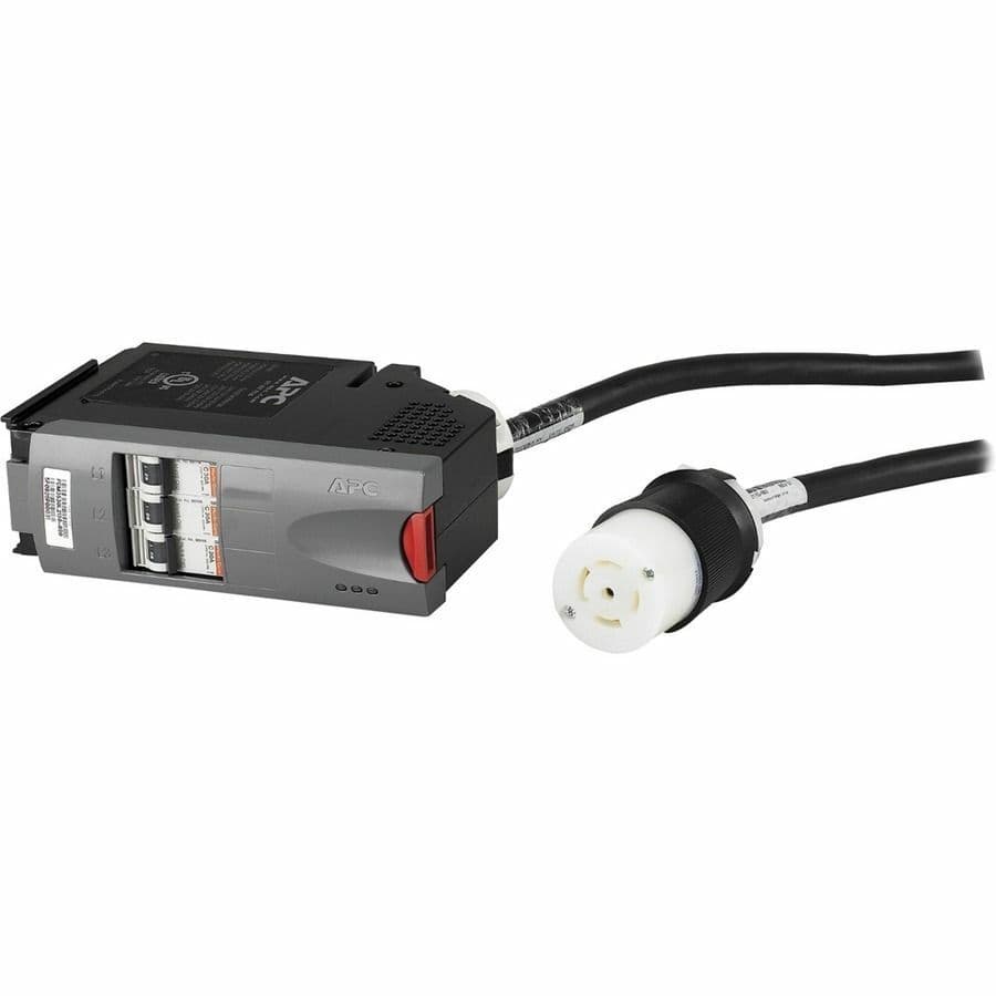 APC 30 A power distribution module with L21-30 input and 3-pole 5-wire configuration