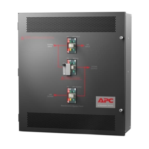APC 10-15 kVA 208 V wall-mount maintenance bypass panel for critical power continuity