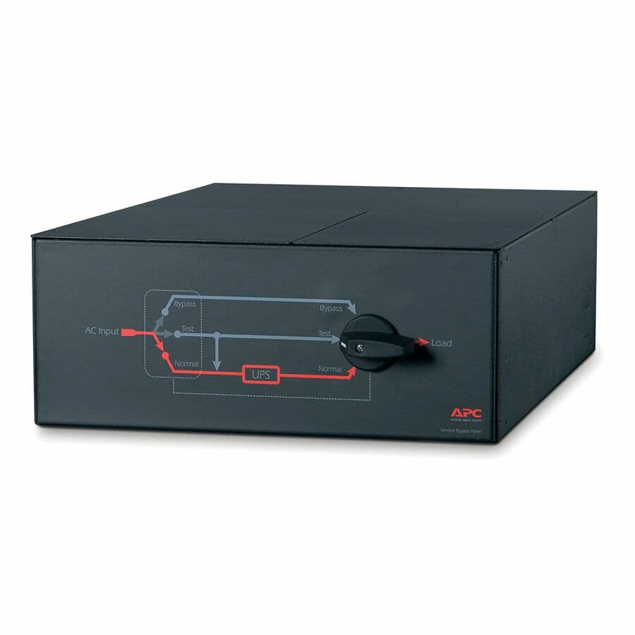 APC SBP10KRMT4U service bypass panel with hardwire input and L6-30R and L6-20R outputs