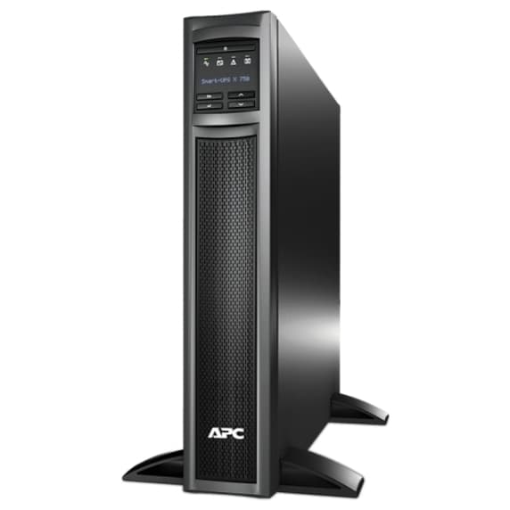 APC SMART-UPS X SMX750I 750 VA 2U rack/tower convertible UPS with 8 C1 outlets