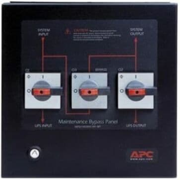 APC Smart-UPS VT maintenance bypass panel for 10-20 kVA systems, 400 V, wall mount