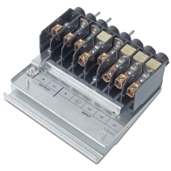 APC Symmetra LX Input/Output wiring tray-230V view 2