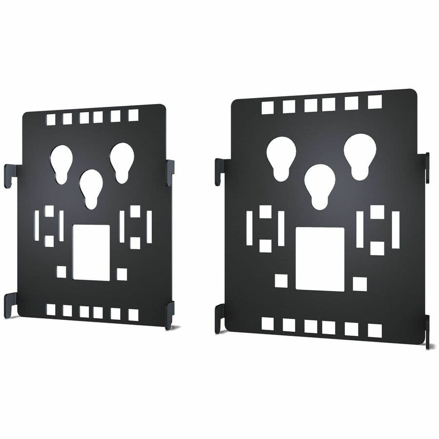 APC AR8681 black cable manager mounting bracket kit for 6 inch vertical cable managers