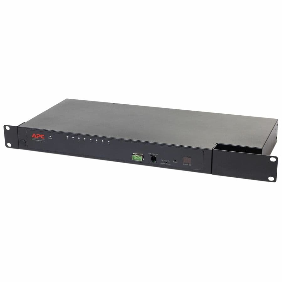 APC KVM 2G analog 8-port rack-mount KVM switch for one local user