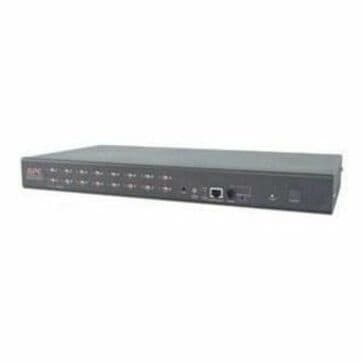 APC AP5202 16-port analog rack-mount KVM switch for multi-platform VGA server control