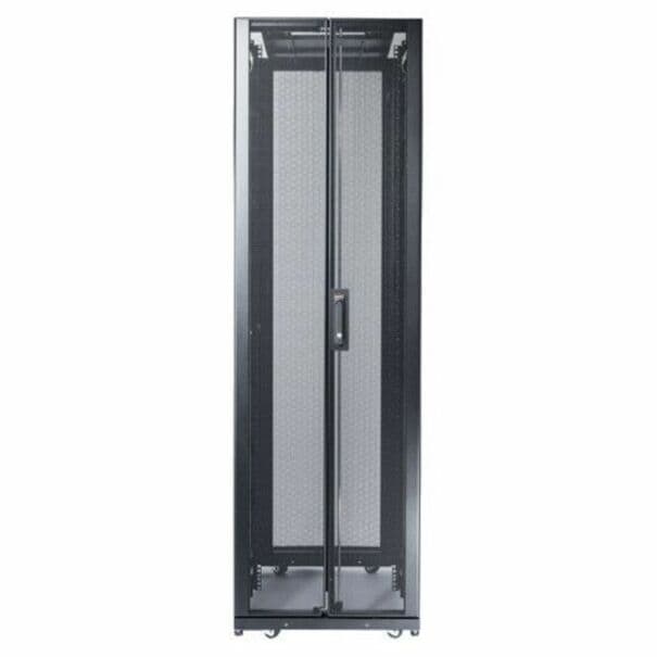 APC NetShelter SX 42U 600 mm by 1,200 mm floor-standing rack enclosure