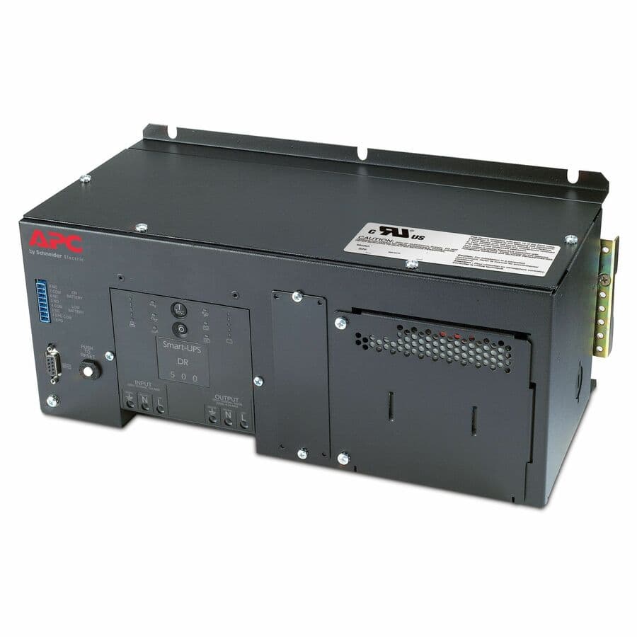 APC SUA500PDR-S 500 VA 120 V DIN rail panel mount UPS with standard battery
