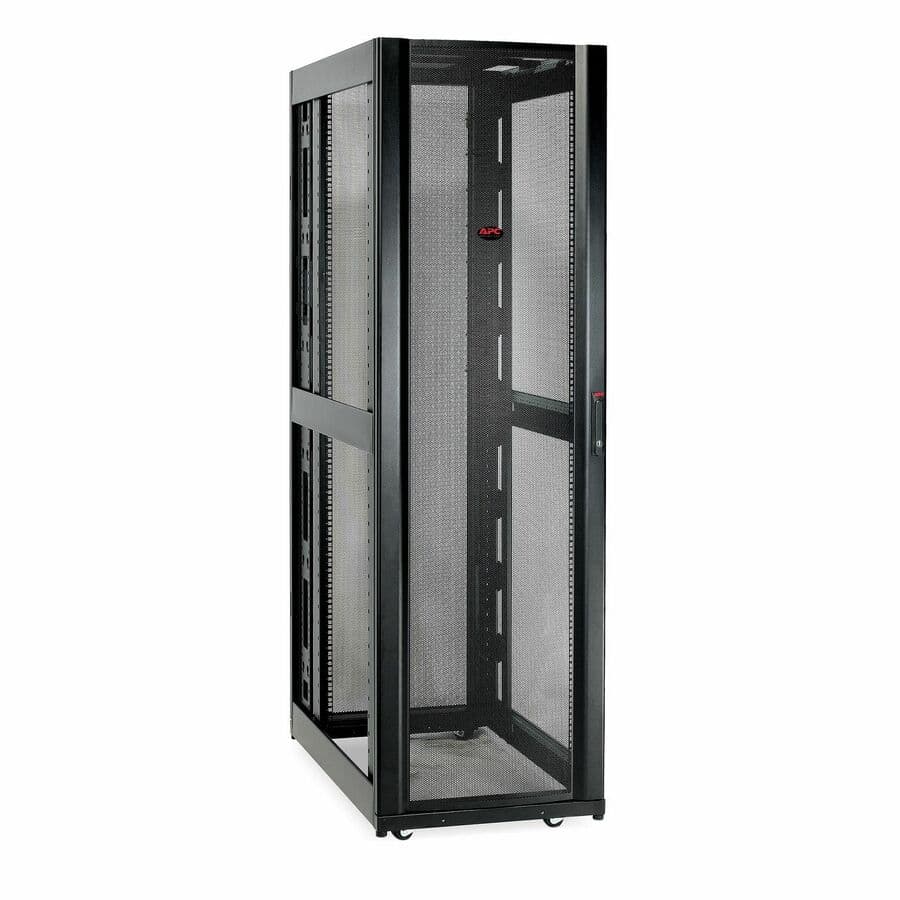 NETSHELTER SX 42U 600MM WIDE X 1200MM DEEP ENCLOSURE WITHOUT SIDES BLACK view 2