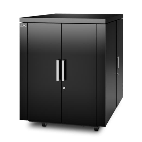APC NetShelter CX 18U enclosed rack cabinet 750 mm wide and 1,130 mm deep