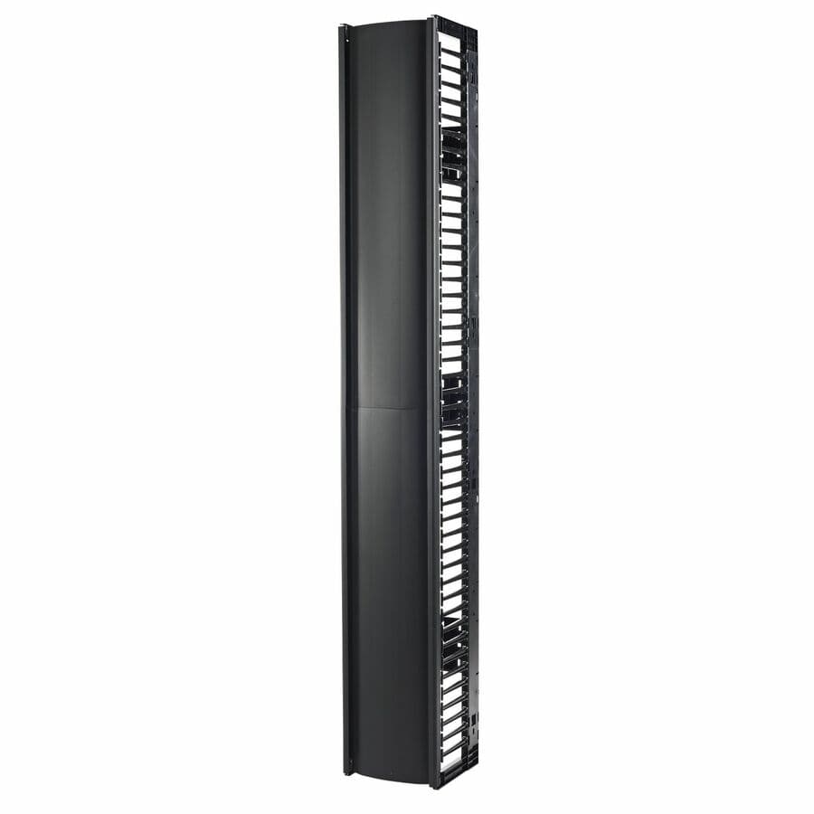 APC AR8765 vertical cable manager for 2- and 4-post racks, 84 inches by 12 inches