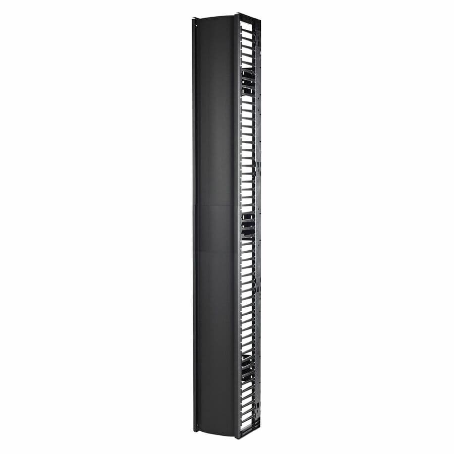 APC AR8768 one-sided vertical cable manager for 2- and 4-post racks, 96 in x 12 in