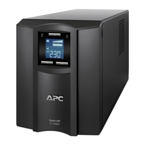 APC SMART-UPS C 1000VA LCD 230V desktop UPS front view