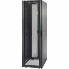 APC NetShelter SX 42U black floor-standing server rack enclosure without sides or doors, 600 mm wide and 1,070 mm deep
