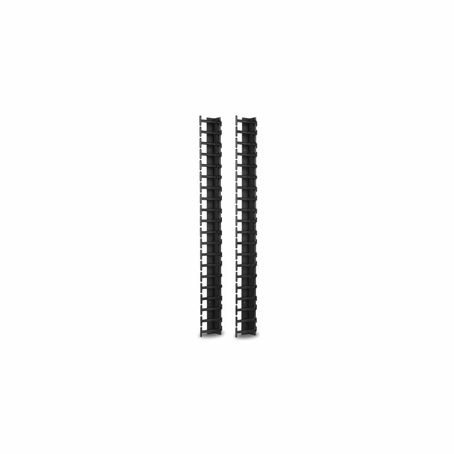 APC AR7721 black vertical cable manager for NetShelter SX 600 mm wide 42U rack, 2-pack