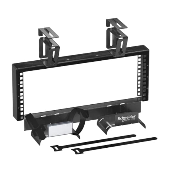 Schneider Electric overhead patching frame for 19-inch racks, 4U cable management accessory