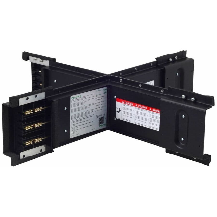 APC busway cross component rated 225 A and 600 V max