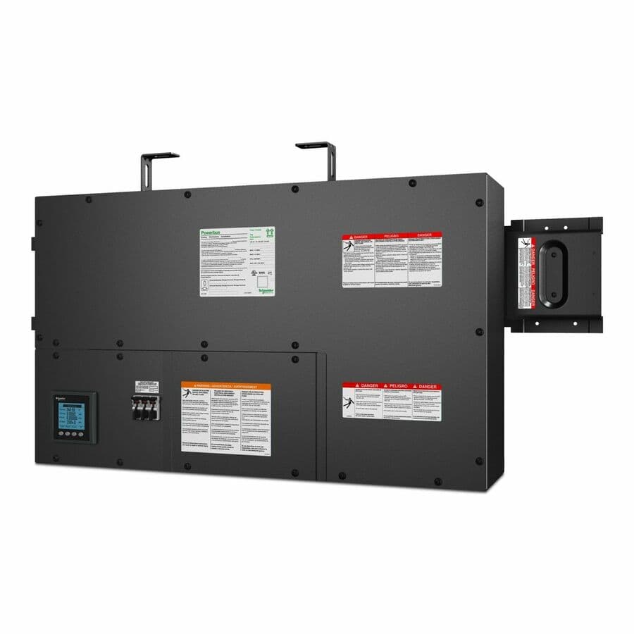 APC busway feed unit with metering and gateway, rated 225 A at 415 V