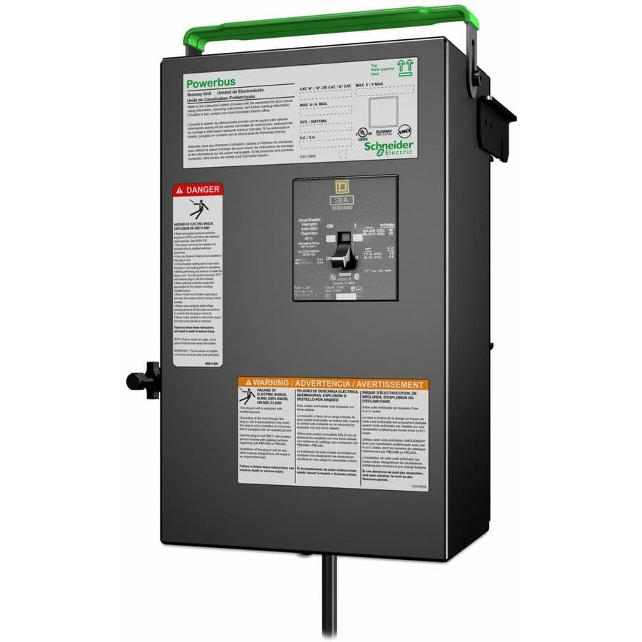APC PBP4A11IEC20A busway tap off unit for 20 A 240 V phase A power distribution