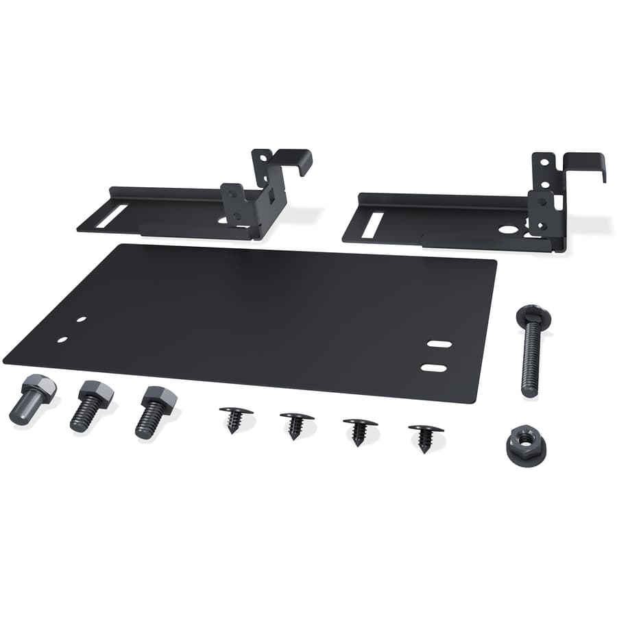 APC PBRMSKT300 300 mm PB busway rack-mount skirt installed on server rack face