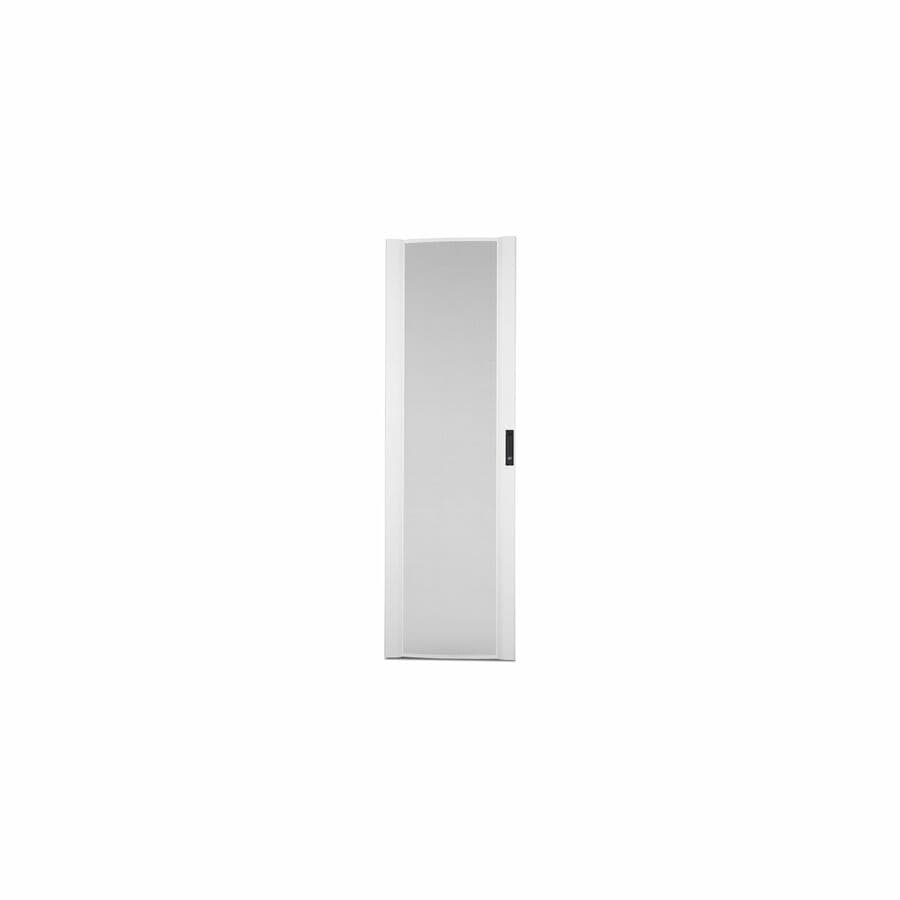 White APC NetShelter SX 42U perforated curved front door for 600 mm-wide rack cabinet