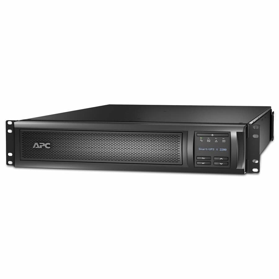 APC Smart-UPS X 2200VA rack/tower UPS with LCD display and network card for 200-240 V deployments