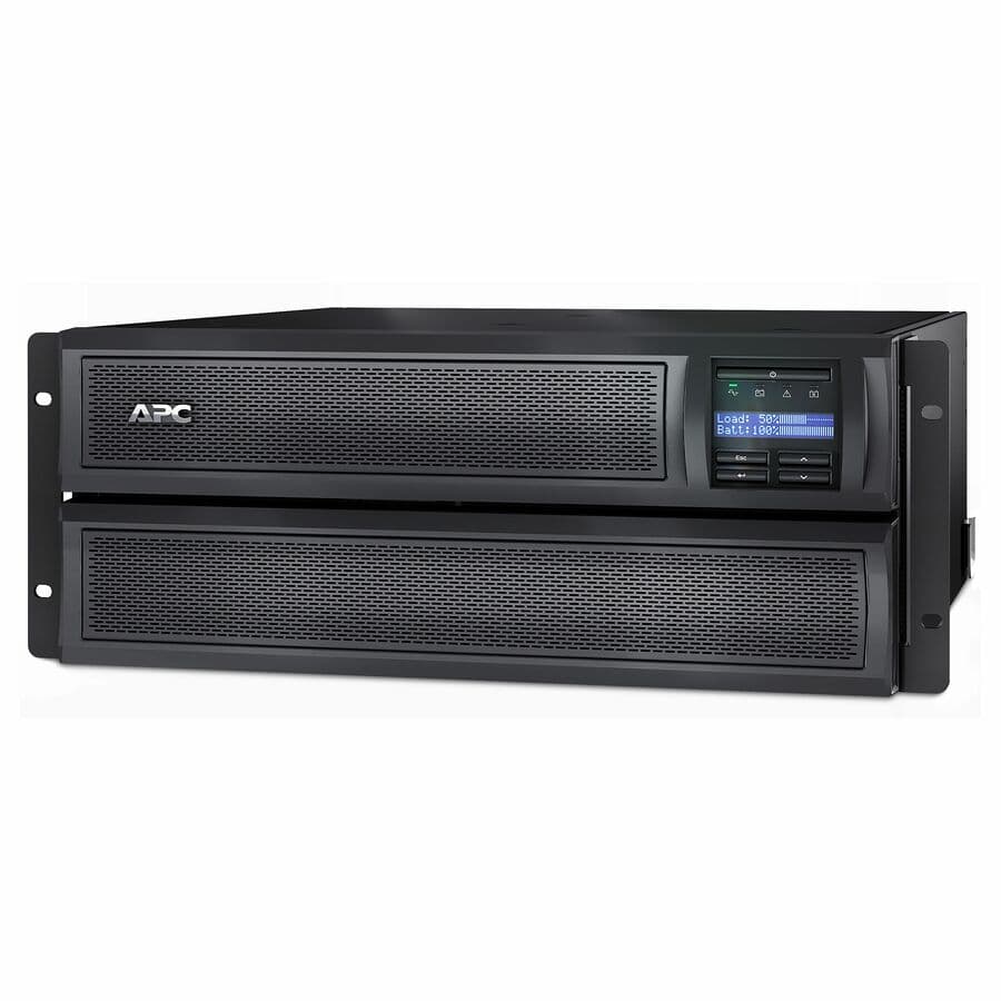 APC Smart-UPS X 3,000 VA short-depth tower/rack convertible UPS with LCD display