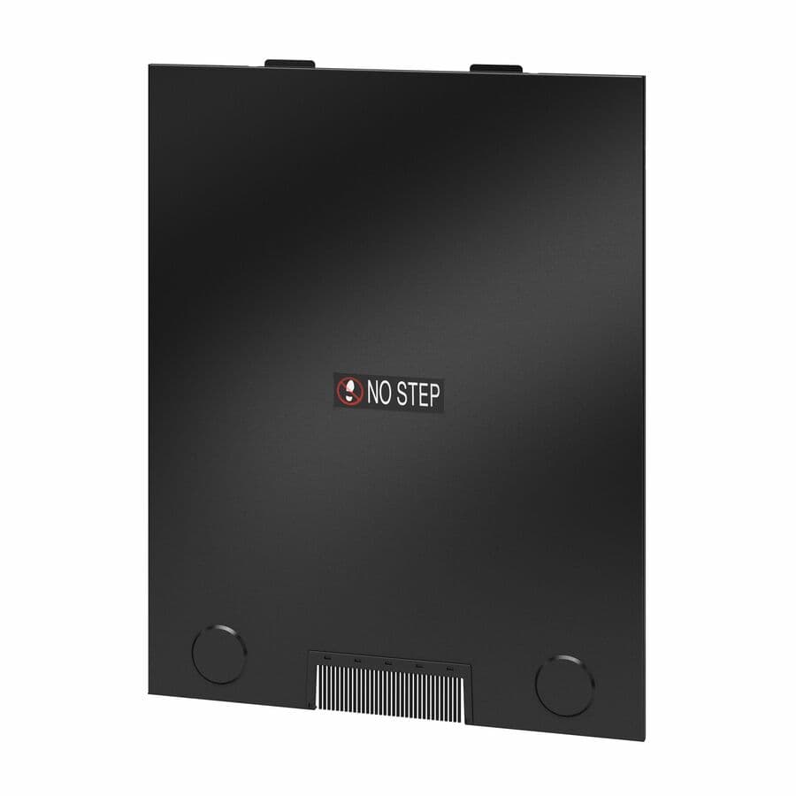 Black Schneider Electric NetShelter SX roof panel for 12U and 18U 900 mm-deep rack enclosure