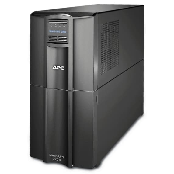 APC Smart-UPS SMT2200IC tower UPS with 2,200 VA, 230 V output, and IEC C13 and C19 outlets