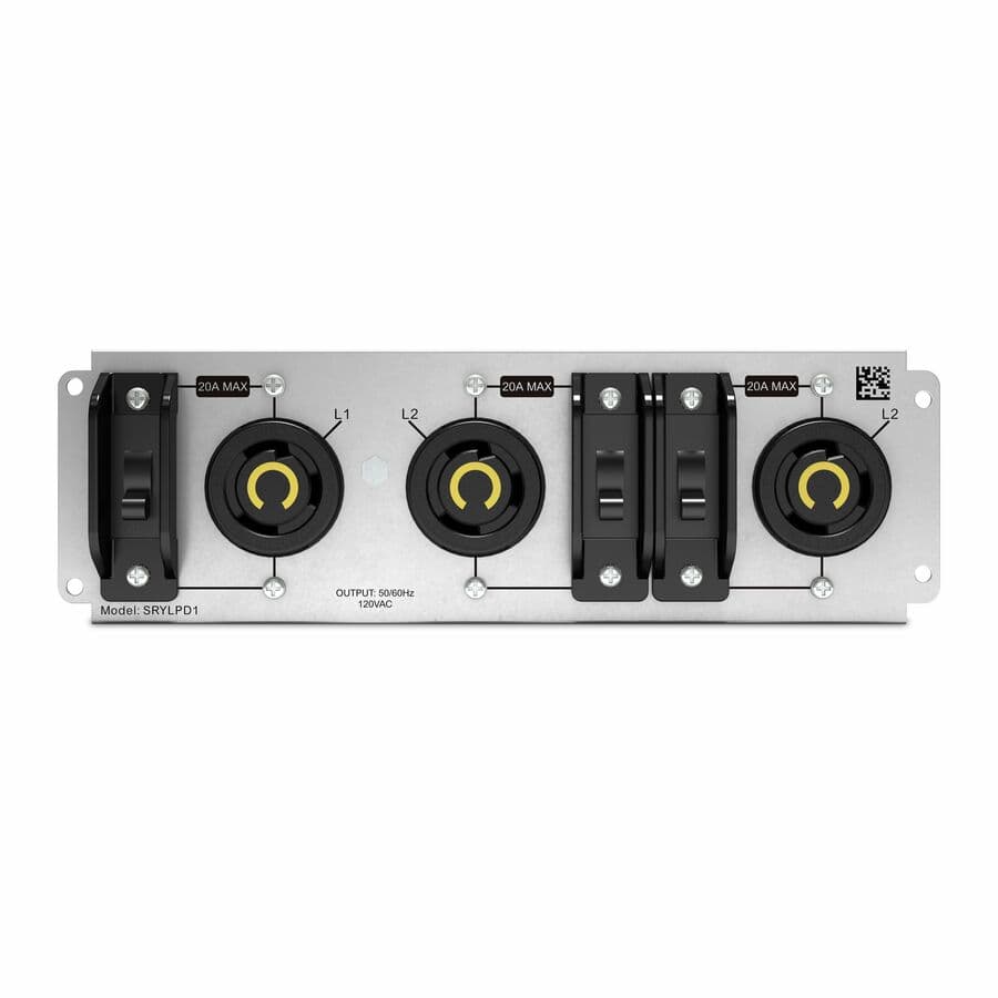 APC SRYLPD1 backplate kit with 3 x NEMA L5-20R outlets for Smart-UPS Modular Ultra