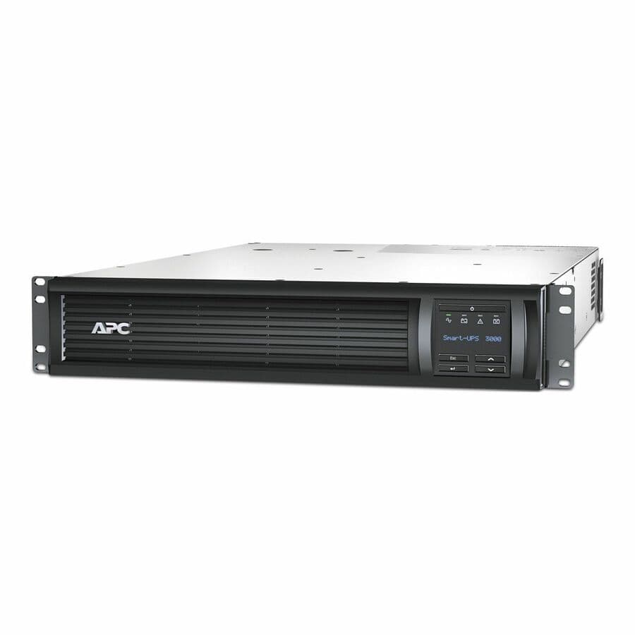 APC Smart-UPS 3000VA 2U rack-mount UPS with LCD display, AVR, and TAA compliance