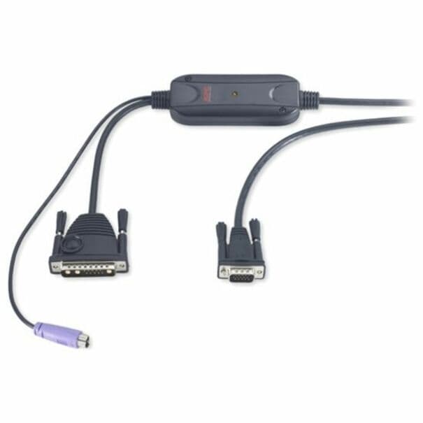 KEYBOARD / VIDEO / MOUSE (KVM) CABLE - 8 PIN MINI-DIN, 13W3 (M) - HD-15 (M) - 12 view 2