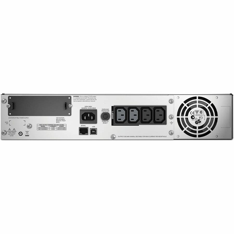 APC Smart-UPS 1500VA LCD rack mount 2U 230V front view