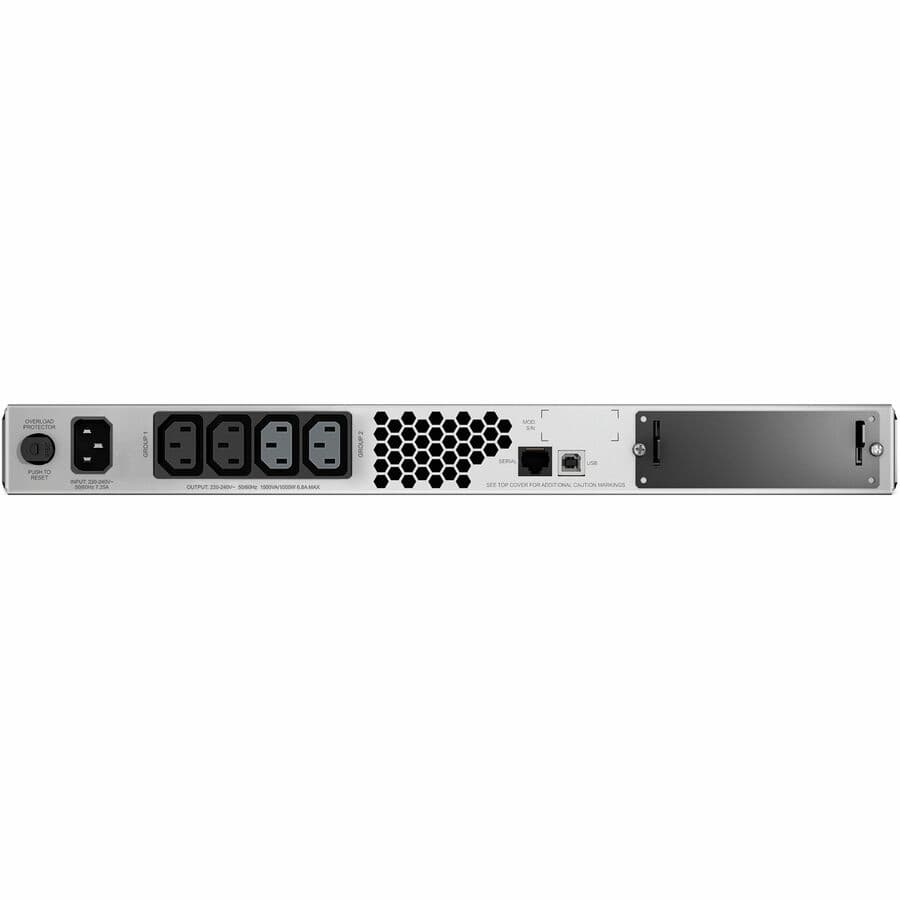 APC Smart-UPS 1500VA LCD rack mount 1U 230V front view