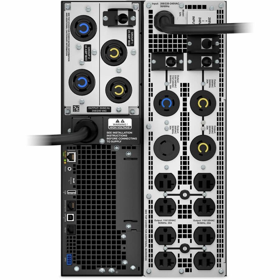 APC Smart-UPS On-Line SRT5KXLT-5KTF rack/tower UPS with multiple NEMA outlets