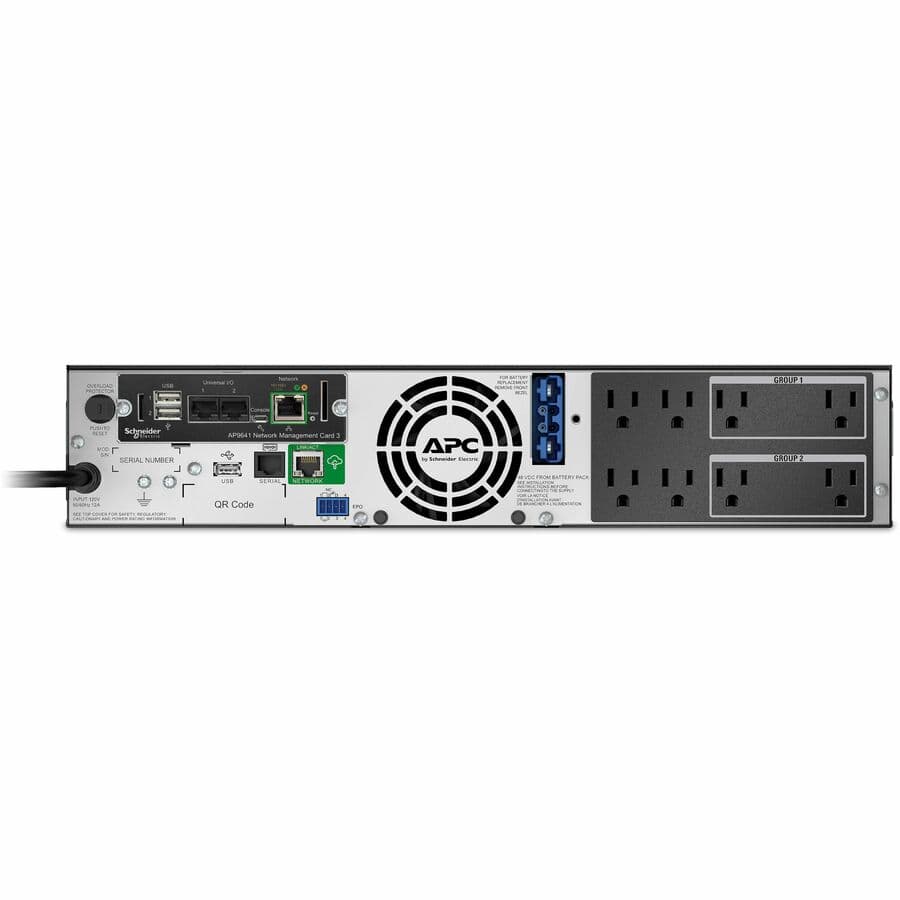 APC Smart-UPS 1000VA NMC 2U tower rack convertible UPS with 8 NEMA 5-15R outlets