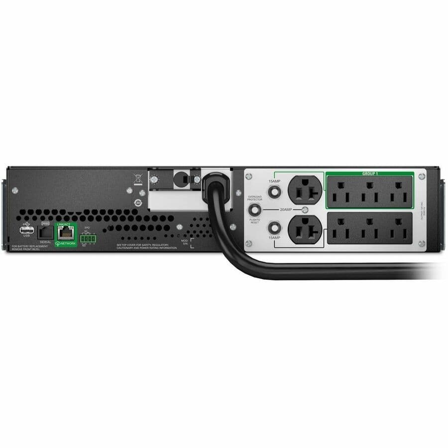 APC Smart-UPS SMTL3000RM2UC 3,000 VA 120V lithium-ion rack mount UPS with SmartConnect port
