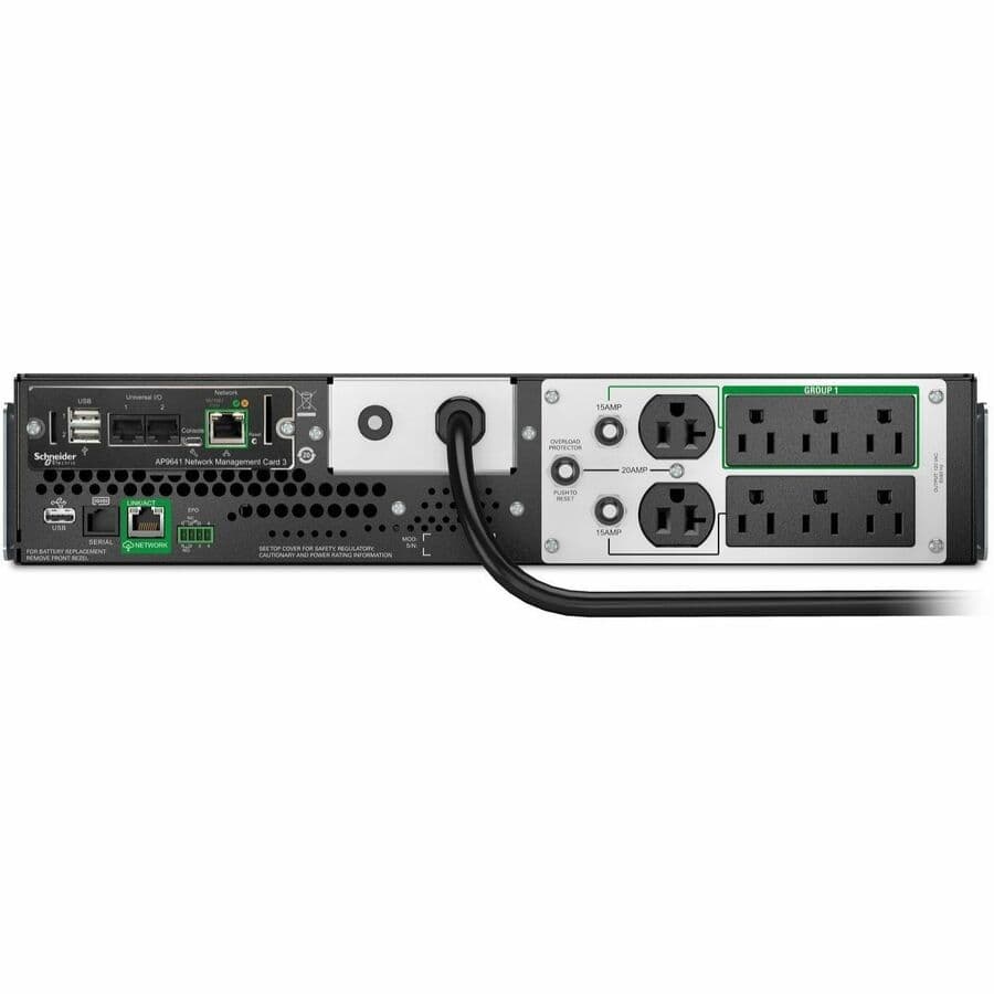 APC 2U 2200VA line-interactive rack UPS for 120 V IT equipment