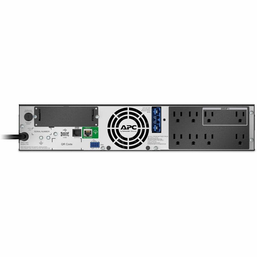APC Smart-UPS X 750VA TAA 120 rack/tower UPS with LCD, USB, serial, and 8 NEMA 5-15R outlets