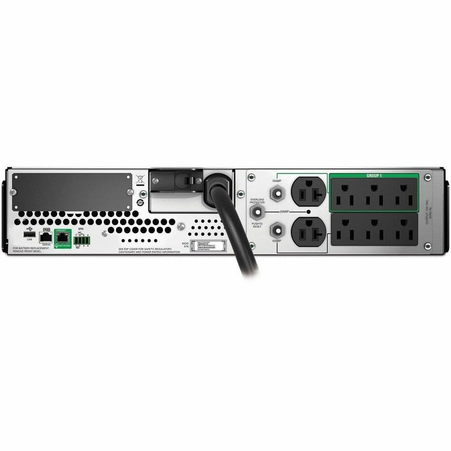 APC Smart-UPS 3000VA 2U rack-mount UPS with LCD display, AVR, and TAA compliance