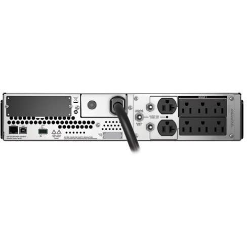 APC SMT2200RM2U 2U rack-mount line-interactive UPS with USB, serial, and SmartSlot connectivity
