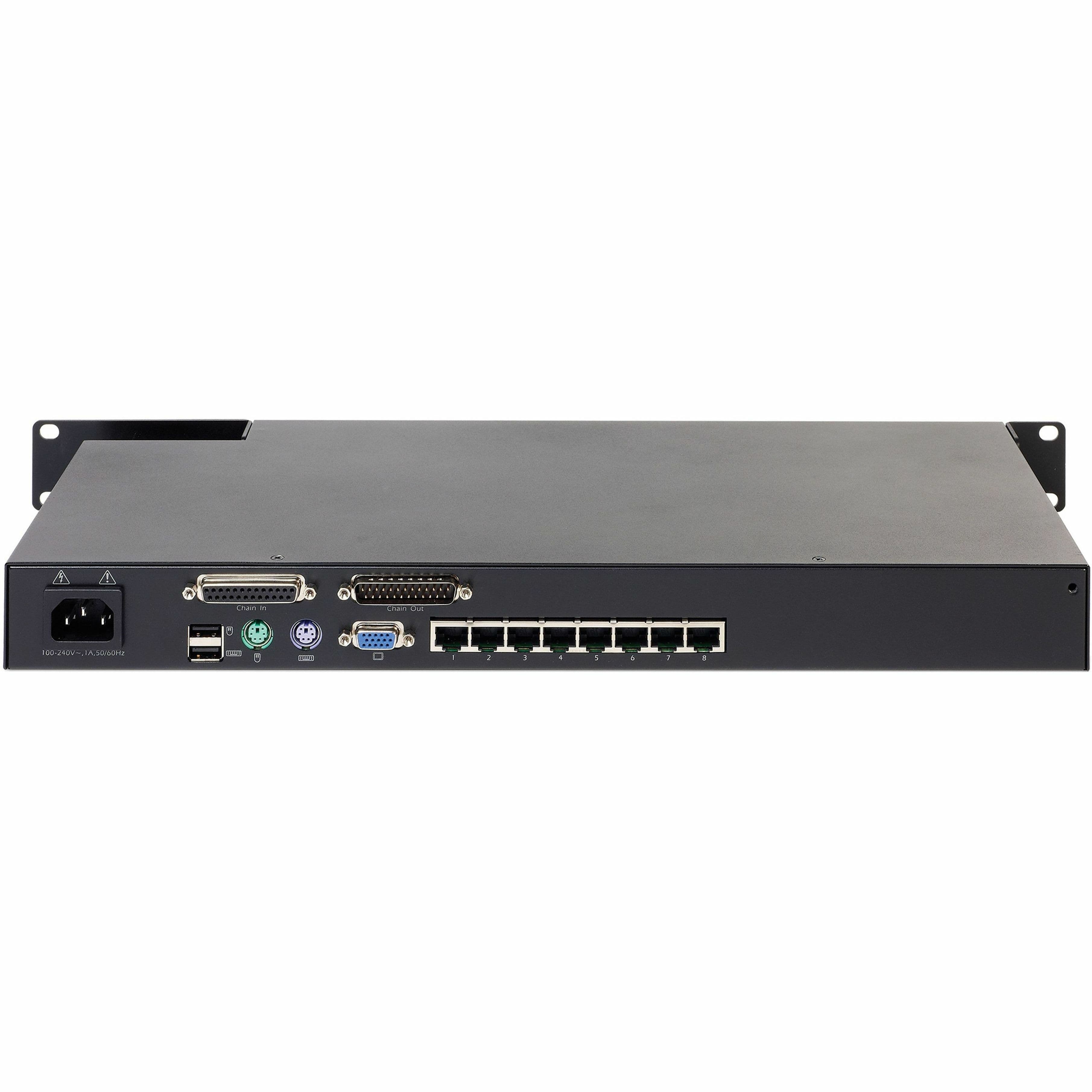 APC KVM 2G analog 8-port rack-mount KVM switch for one local user