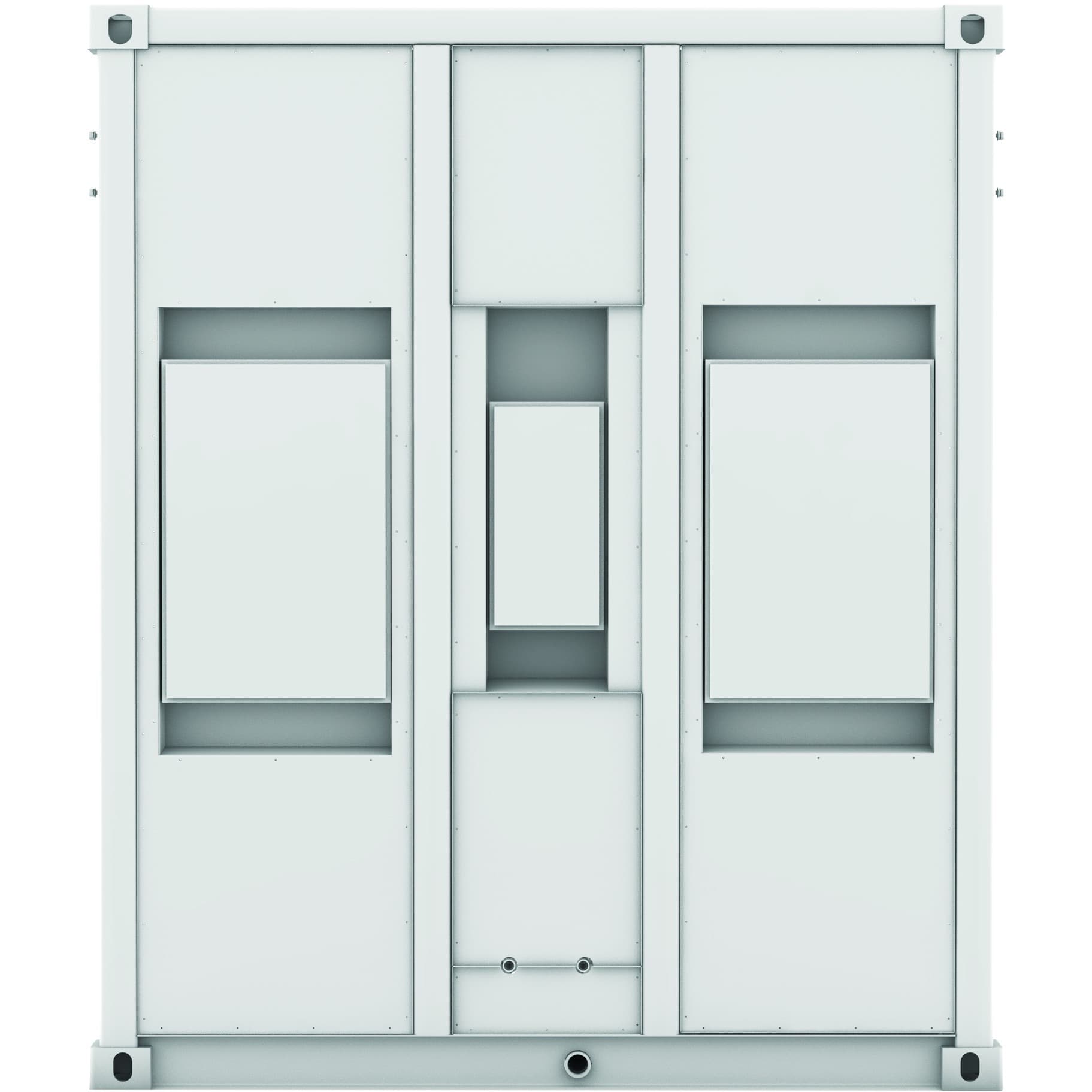 APC SCHNEIDER ELECT IT DIRECT SHIP ECOBREEZE FRAME 20FT 6M 480/3/60 VAC 2 MODULES INSTALLED view 6